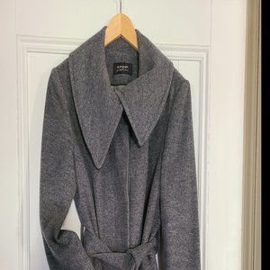 M&S Autograph Grey Wool Coat